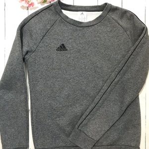 Adidas xsm crew neck athletic gray long sleeves